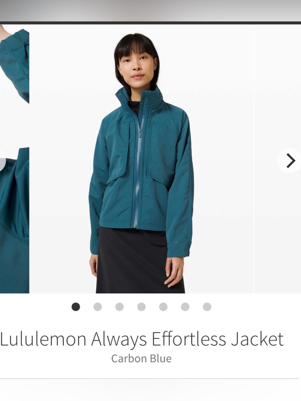 lululemon Always Effortless Jacket Size 6